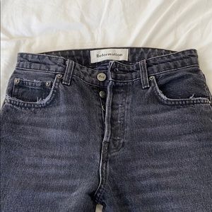Reformation jeans size 24